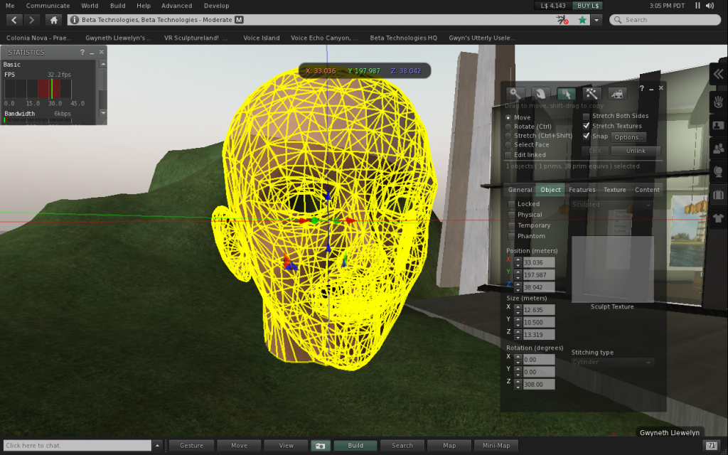 The head grows even more, it's now bigger than building :)
