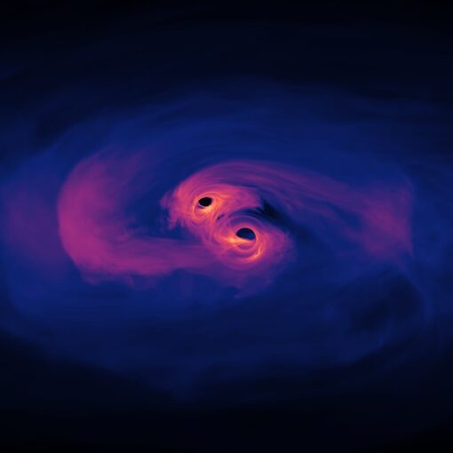 New Simulation Sheds Light on Spiraling Supermassive Black Holes