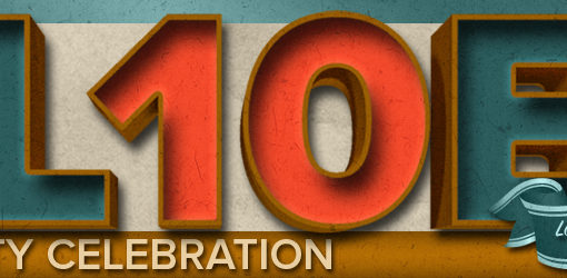 Second Life 10th Birthday Logo